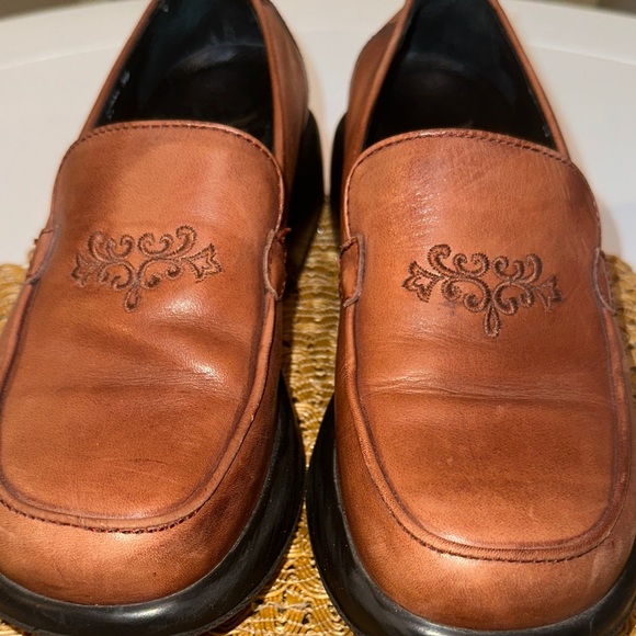 Dansko Brown Leather Women's Loafers - Picture 10 of 13